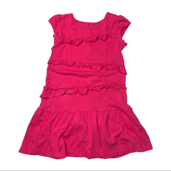 Jumping Beans Studded Ruffle Tier Dress Pink - Picture 1 of 3